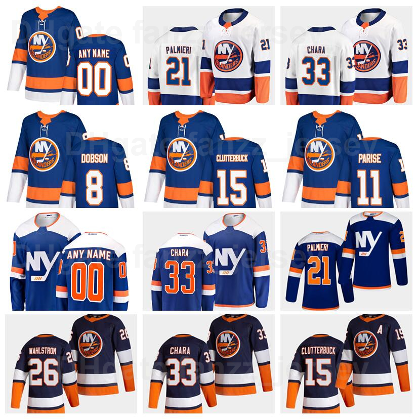 New York Islanders Hockey 11 Zach Parise Jersey 21 Kyle Palmieri 26 Oliver Wahlstrom 8 Noah Dobson 33 Zdeno Chara 15 Cal Clutterbuck Navy Blue White Custom Name Number
New York Islanders Hockey 11 Zach Parise Jersey 21 Kyle Palmieri 26 Oliver Wahlstrom 8 Noah Dobson 33 Zdeno Chara 15 Cal Clutterbuck Navy Blue White Custom Name Number
