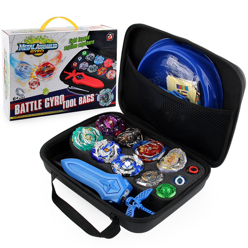 Spinning Top 8 Burst Beyblade Handbag Set Storage Tray Bag Battle Disk Combat Spinner with Combination Handle Launcher for Children Boy
Spinning Top 8 Burst Beyblade Handbag Set Storage Tray Bag Battle Disk Combat Spinner with Combination Handle Launcher for Children Boy