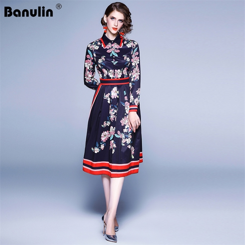 Banulin Fashion Runway Autumn Midi Dress Women Long Sleeve Vintage Stripe Floral Printed Elegant Casual Office 210603, Design and color
Banulin Fashion Runway Autumn Midi Dress Women Long Sleeve Vintage Stripe Floral Printed Elegant Casual Office 210603, Design and color