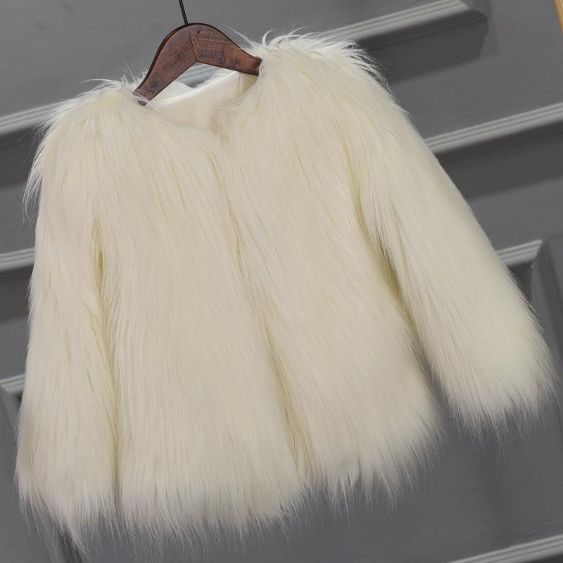 Autumn Winter Women Faux Fur Coat Fashion Warm Long-sleeved Slim Female Hairy Collarless Overcoat Plus Size 3XL Jacket Women's &