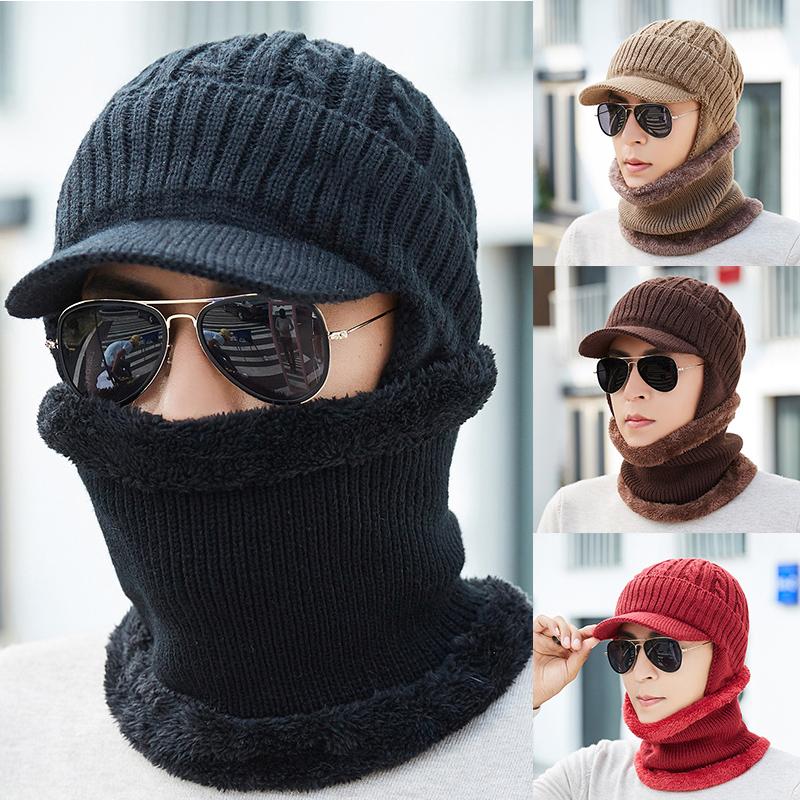Berets Men Winter Warm Twist Earmuffs Knit Cap Collar Hat Neck Warmer Crafts Visor Beanie Fleece Lined Ear Flap, Wine red
Berets Men Winter Warm Twist Earmuffs Knit Cap Collar Hat Neck Warmer Crafts Visor Beanie Fleece Lined Ear Flap, Wine red