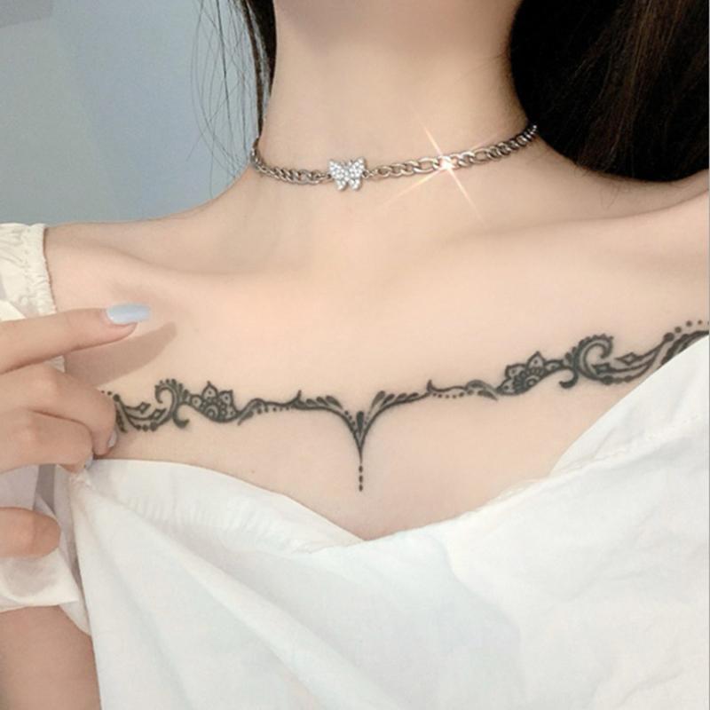 Chokers Butterfly Necklace Female Punk Style Clavicle Choker Chain Small Design Sense Cold Wind
Chokers Butterfly Necklace Female Punk Style Clavicle Choker Chain Small Design Sense Cold Wind