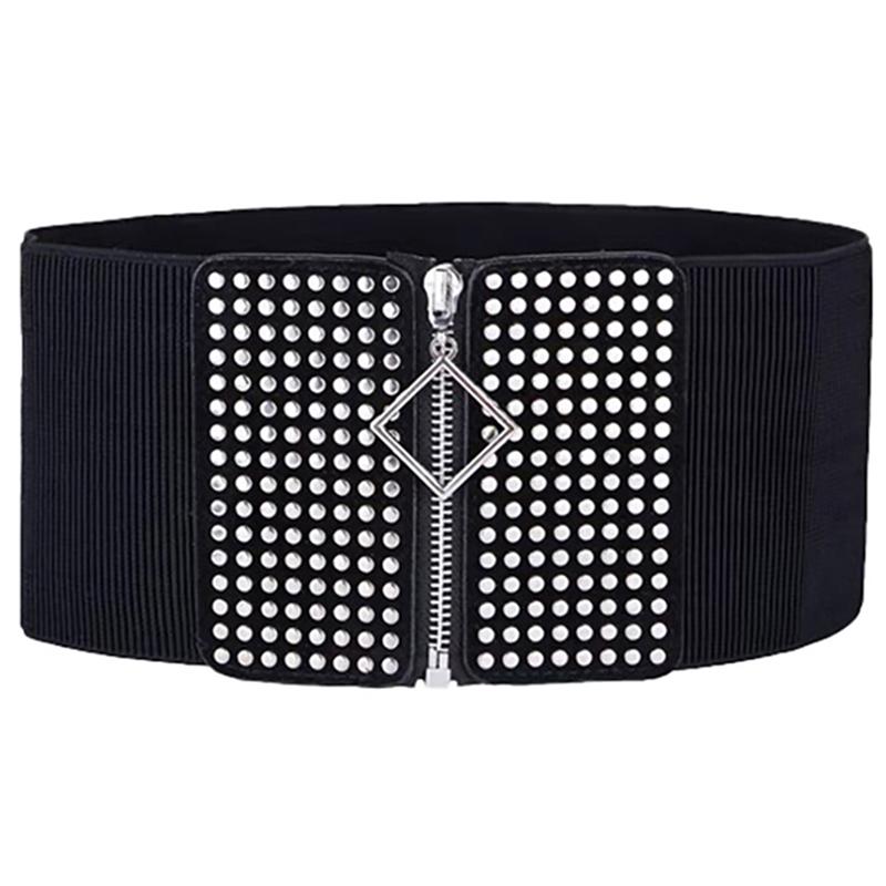 Belts Women Elastic Wide Band Tied Waspie Girl Corset Waist Cincher Belt Leather Ladies Punk 1pc, Black
Belts Women Elastic Wide Band Tied Waspie Girl Corset Waist Cincher Belt Leather Ladies Punk 1pc, Black