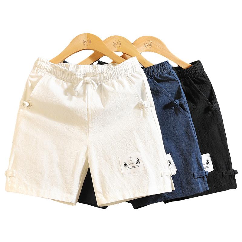 Cotton Linen Men's Shorts Leisure Loose Design Men Knee Length 2021 Chinese Style Beach Homme Bermuda Short Pants, Black
Cotton Linen Men's Shorts Leisure Loose Design Men Knee Length 2021 Chinese Style Beach Homme Bermuda Short Pants, Black