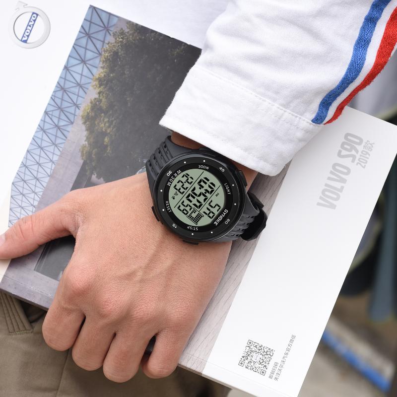 Men' Watch Outdoor Sport Large Dial Waterproof LED Display Electronic Watches Chronograph Digital Men Wristwatches, Slivery;brown
Men' Watch Outdoor Sport Large Dial Waterproof LED Display Electronic Watches Chronograph Digital Men Wristwatches, Slivery;brown