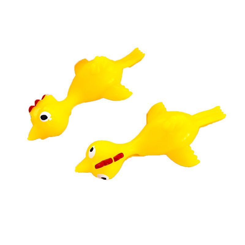 Finger Catapult Turkey Ejection Chicken Decompression Artifact Stick Wall Creative Vent Creative Trick Toy Five In A bag