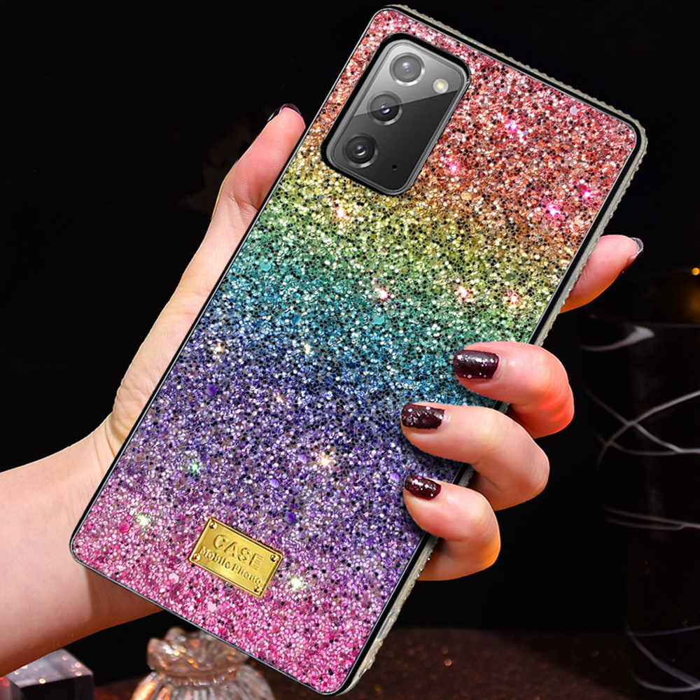 Luxury Bling Glitter Diamond Phone Cases For Samsung Galaxy S21 Ultra S10 S20 Plus Note 20 Ultra Note 10 Pro Soft TPU Cover Capa, Rainbow blue 
Luxury Bling Glitter Diamond Phone Cases For Samsung Galaxy S21 Ultra S10 S20 Plus Note 20 Ultra Note 10 Pro Soft TPU Cover Capa, Rainbow blue
