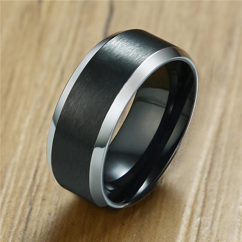 Cluster Rings ZORCVENS Silver Color Wedding Ring For Men 316L Stainless Steel Black Anillos Hombre Engagement Accessories
Cluster Rings ZORCVENS Silver Color Wedding Ring For Men 316L Stainless Steel Black Anillos Hombre Engagement Accessories