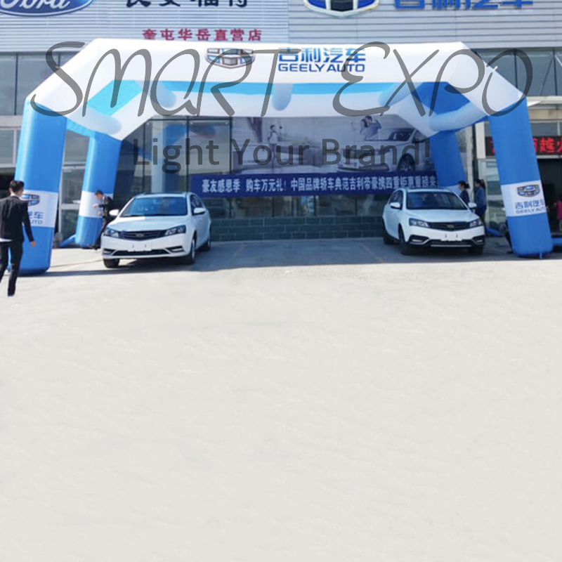 Inflatable Arch Tents W15 x H7.8 M for Promoion Event and Sports with Custom Logo Printing Base Blower
