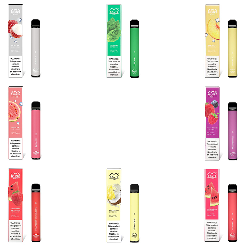 Australia Puff Bar Plus Disposable Vape Pen cigarettes Variety Flavors Kits 800 Puffs 550mAh Battery 3.2ML Vapor Pod Device Puffbars Vapes
Australia Puff Bar Plus Disposable Vape Pen cigarettes Variety Flavors Kits 800 Puffs 550mAh Battery 3.2ML Vapor Pod Device Puffbars Vapes