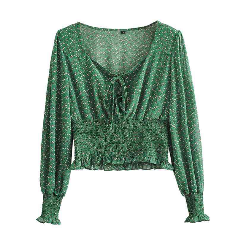 Floral print Blouse Women Mesh Shirts greenTops Sweetheart Neckline Lantern Sleeve Ruched White Blusas Vintage Shirt 210524, Green
Floral print Blouse Women Mesh Shirts greenTops Sweetheart Neckline Lantern Sleeve Ruched White Blusas Vintage Shirt 210524, Green