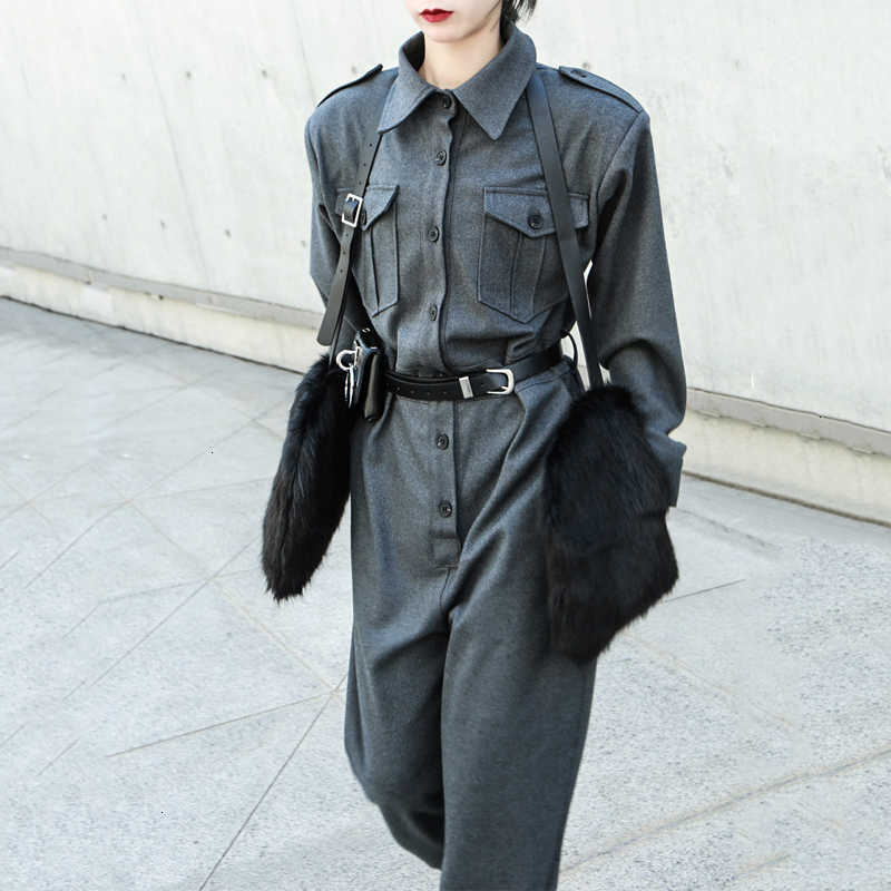 Loose Fit Pocket Split Wide Leg Women Jumpsuit High Waist Stitch Pants Fashion Spring Utumn 1388 210603, Black
Loose Fit Pocket Split Wide Leg Women Jumpsuit High Waist Stitch Pants Fashion Spring Utumn 1388 210603, Black