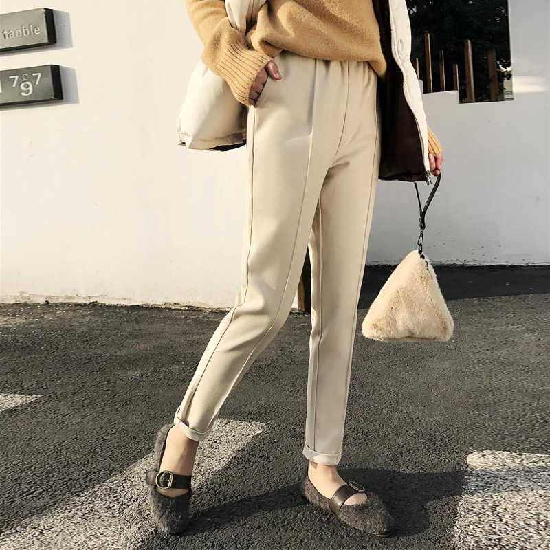 BGTEEVER Women's Jeans Winter Thicken Women Pencil Pants Wool Pants Female Autumn High Waist Loose Trousers Capris Soft Good Fabric_zy, Blue
BGTEEVER Women's Jeans Winter Thicken Women Pencil Pants Wool Pants Female Autumn High Waist Loose Trousers Capris Soft Good Fabric_zy, Blue