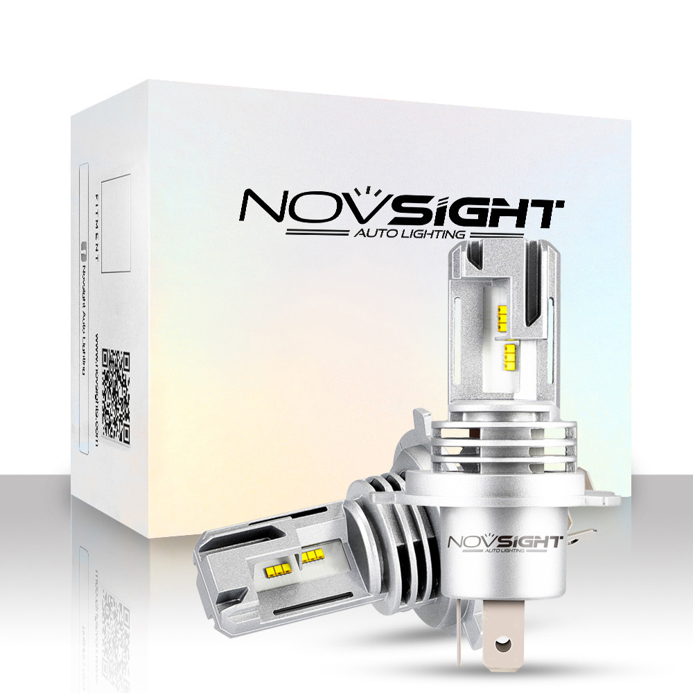 NOVSIGHT H4 LED Car Headlight bulbs 1:1 Design LED Automobile Headlamp Front Light 55W 12000LM 6000K
NOVSIGHT H4 LED Car Headlight bulbs 1:1 Design LED Automobile Headlamp Front Light 55W 12000LM 6000K