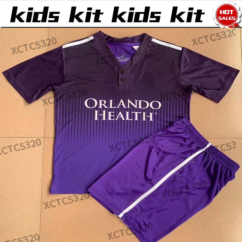 Kids kit 2021 MLS Orlando City Soccer jersey Child suit MUELLER PATO NANI DIKE football shirt On sale, No name no number
Kids kit 2021 MLS Orlando City Soccer jersey Child suit MUELLER PATO NANI DIKE football shirt On sale, No name no number