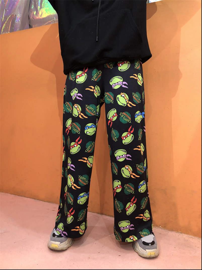 retro cartoon printed harajuku women capris streetwear man wide leg trousers pantalones mujer cintura alta, Black;white
retro cartoon printed harajuku women capris streetwear man wide leg trousers pantalones mujer cintura alta, Black;white
