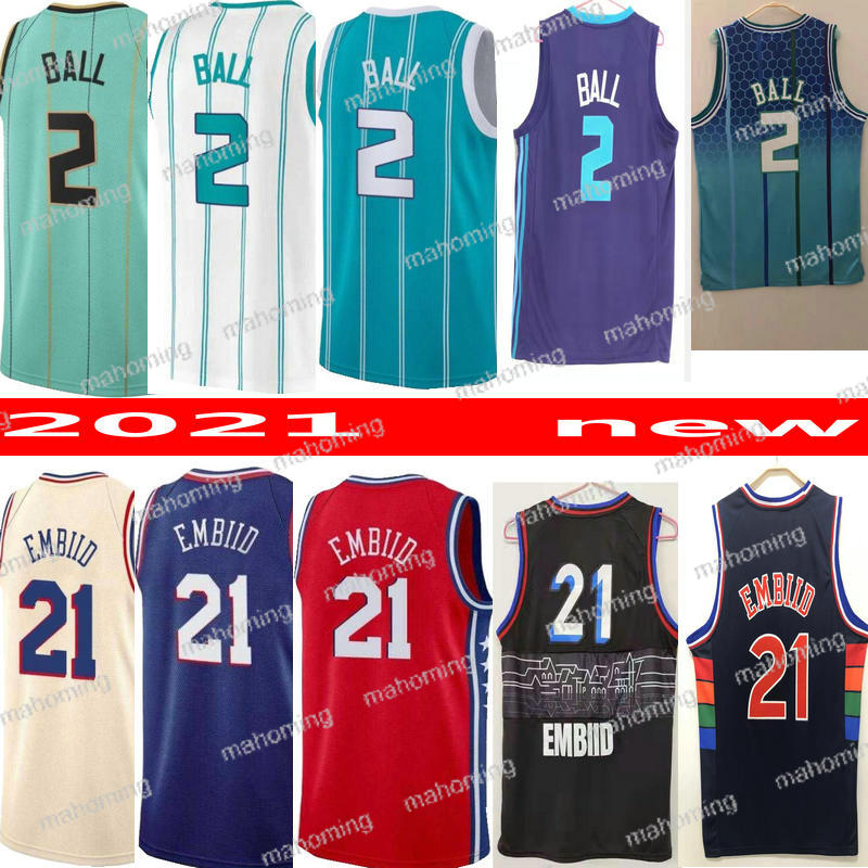 2021 New Stitched Mens LaMelo Ball 2 Joel Embiid 21 Basketball Jerseys City Association Teal Icon Draft jersey, Black;red
2021 New Stitched Mens LaMelo Ball 2 Joel Embiid 21 Basketball Jerseys City Association Teal Icon Draft jersey, Black;red