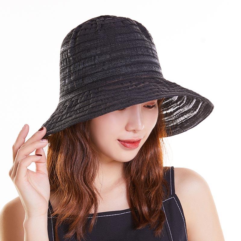 Wide Brim Hats Black Pink Female Sun Shade Summer Solid Polyester Visor Ladies Casual Women Beach Panama Caps Sunhat, Khaki hat
Wide Brim Hats Black Pink Female Sun Shade Summer Solid Polyester Visor Ladies Casual Women Beach Panama Caps Sunhat, Khaki hat