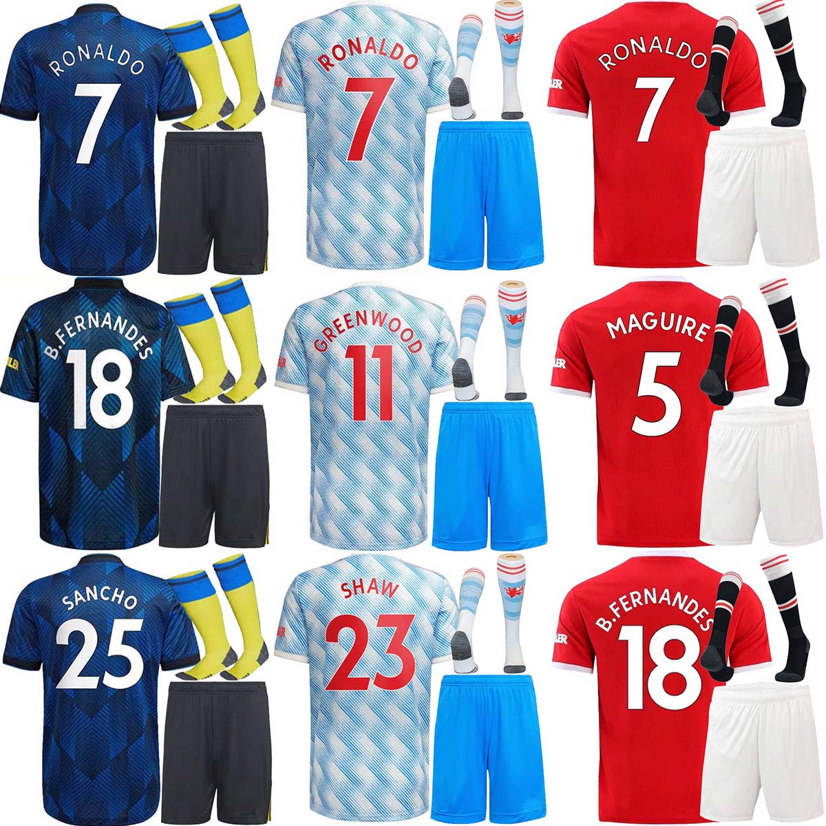21 22 RONALDO B. FERNANDES soccer jerseys Fans UNITeD CAVANI MANCHeSTer Camiseta futbol UTD VAN DE BEEK RASHFORD Men kids kit+Socks 2021 202, Black
21 22 RONALDO B. FERNANDES soccer jerseys Fans UNITeD CAVANI MANCHeSTer Camiseta futbol UTD VAN DE BEEK RASHFORD Men kids kit+Socks 2021 202, Black