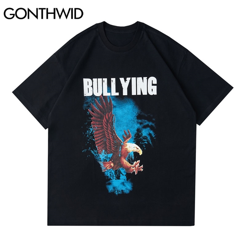Tshirt Streetwear Creative Eagle Print Tees Shirts Hip Hop Fashion Casual Cotton Loose Harajuku Mens T-Shirts Tops 210602, Gray
Tshirt Streetwear Creative Eagle Print Tees Shirts Hip Hop Fashion Casual Cotton Loose Harajuku Mens T-Shirts Tops 210602, Gray