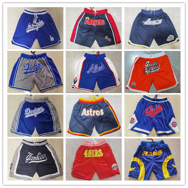 Mens DodgersCubsBravesAstrosAngels49ersRamsYankeesJust Don Shorts Vintage Hip-hop Zipper Poc, Black
Mens DodgersCubsBravesAstrosAngels49ersRamsYankeesJust Don Shorts Vintage Hip-hop Zipper Poc, Black