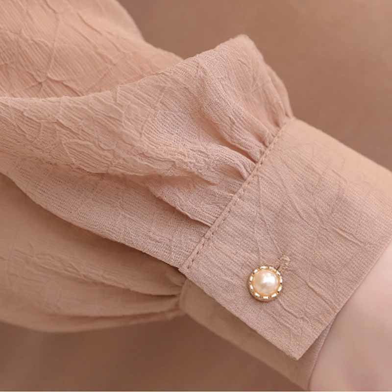 Spring Long Sleeve Fashion Woman Blouses Office Work Wear Women Blouse Shirt Female Shirts Blusas Femininas 1854 50 210518