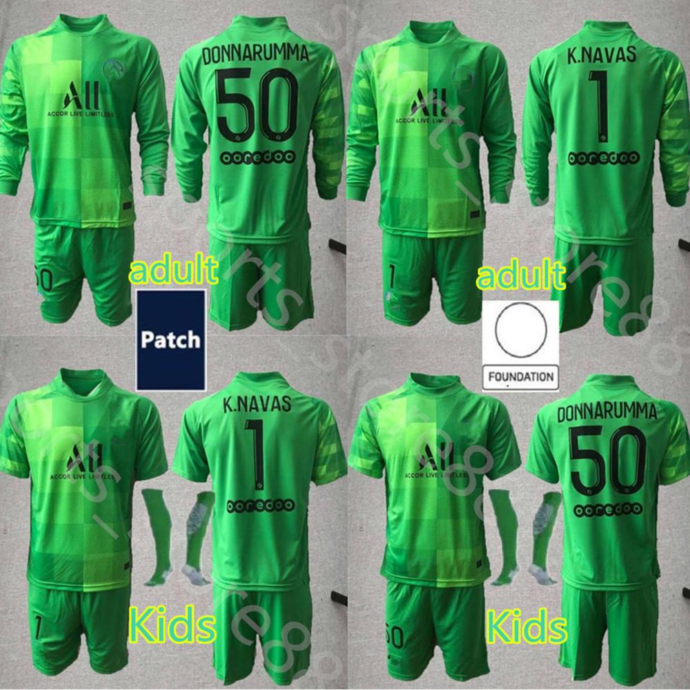 21 22 adult Men kits Youth Germain Long Sleeve K.NAVAS Soccer jerseys GK 2021 2022 Goalkeeper 1 Keylor Navas Jersey 50 Donnarumma Kids kit Football Shirt, Colour
21 22 adult Men kits Youth Germain Long Sleeve K.NAVAS Soccer jerseys GK 2021 2022 Goalkeeper 1 Keylor Navas Jersey 50 Donnarumma Kids kit Football Shirt, Colour