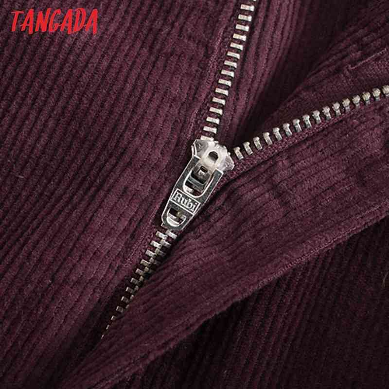 Autumn Winter Women Solid Corduroy Skirts Faldas Mujer Zipper Female Mini Skirt 3L51 210416