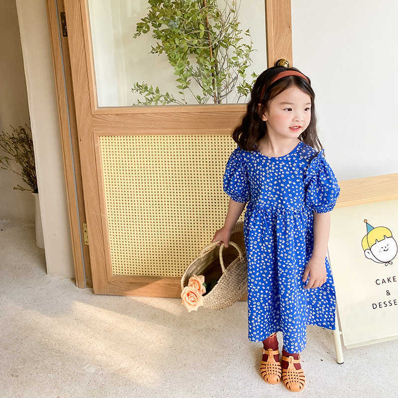 Summer Fashion Girls Floral Puff Sleeve Dress Baby Girl Backless Bowknot Loose Dresses 210615, Purple floral
Summer Fashion Girls Floral Puff Sleeve Dress Baby Girl Backless Bowknot Loose Dresses 210615, Purple floral
