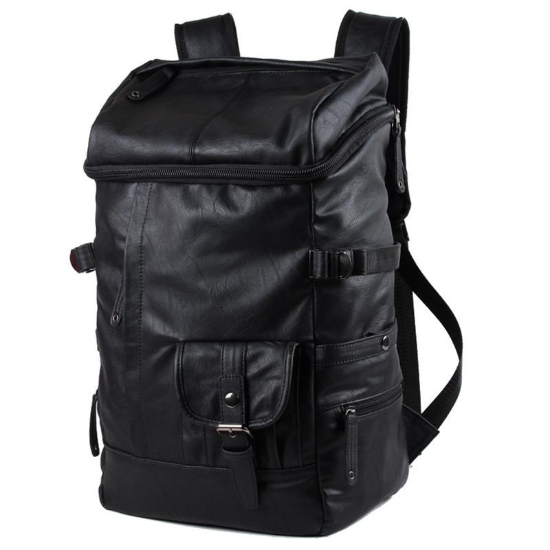 Backpack Men's Large-Capacity Solid Black Backpacks Casual Travel Bags School Laptop
Backpack Men's Large-Capacity Solid Black Backpacks Casual Travel Bags School Laptop