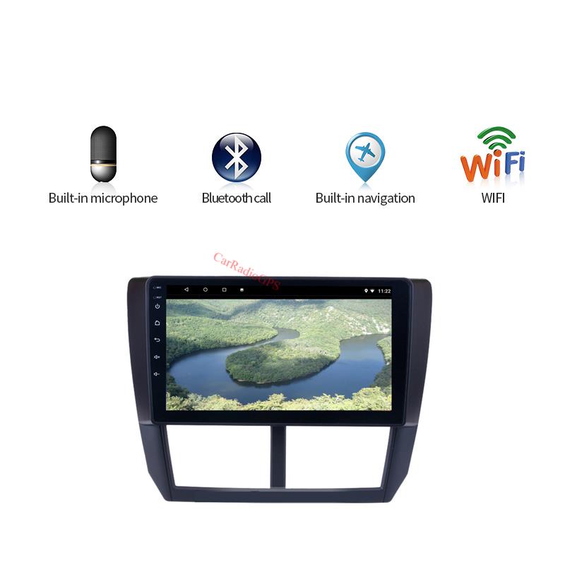 car dvd Multimedia Player for Subaru Forester 2008-2012 GPS Navigation with Wifi OBD Rearview Camera 9 Inch Android 10