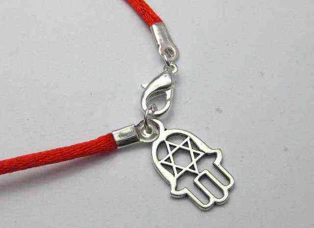 10 Mixed Kabbalah Hand Charms Red String Good Luck Bracelets 211124