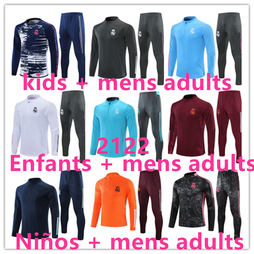 2122 kids + Men adult 21 22 football training tracksuit soccer suit 2021 2022 real madrid chandal jogging 1068, Black
2122 kids + Men adult 21 22 football training tracksuit soccer suit 2021 2022 real madrid chandal jogging 1068, Black