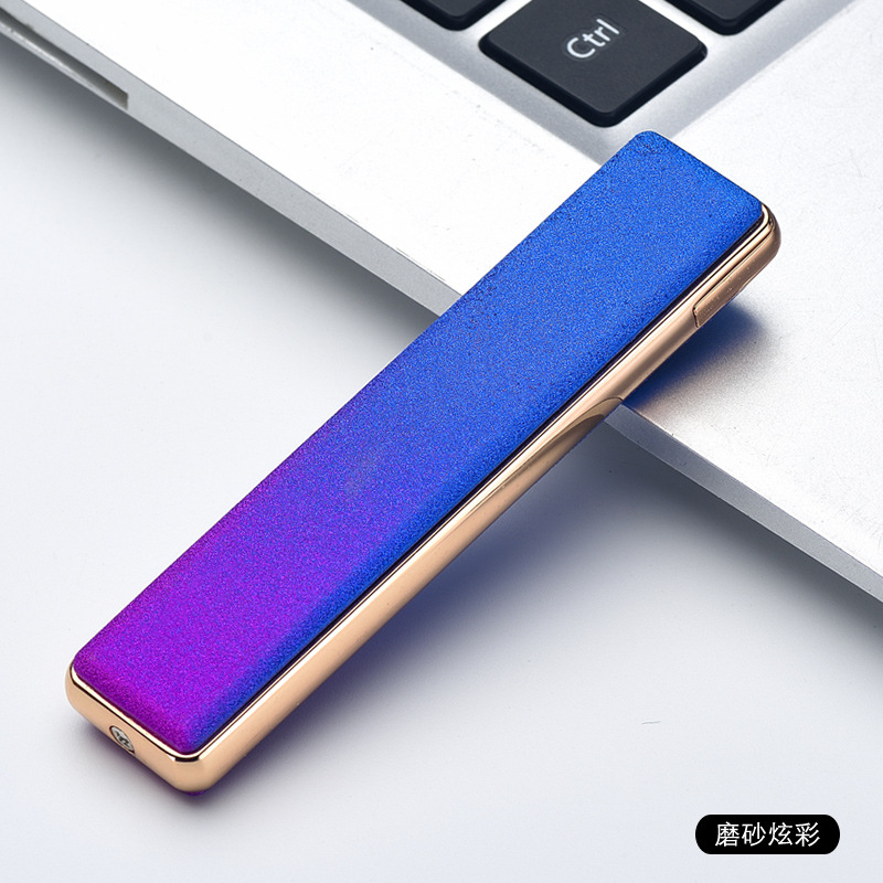 Creative Utra-thin Cigarette ighter USB Windproof Charging ighter Pasma Pay Coo Gadget Eectronic ighter Accessories
Creative Utra-thin Cigarette ighter USB Windproof Charging ighter Pasma Pay Coo Gadget Eectronic ighter Accessories