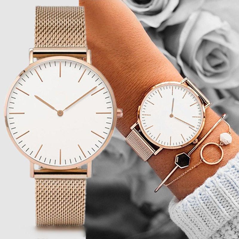Wristwatches 2021 Top Bracelet Watches Women Stainless Steel Mesh Belt Watch Quartz Clock Ladies Wrist Zegarek Damski, Leather gray
Wristwatches 2021 Top Bracelet Watches Women Stainless Steel Mesh Belt Watch Quartz Clock Ladies Wrist Zegarek Damski, Leather gray