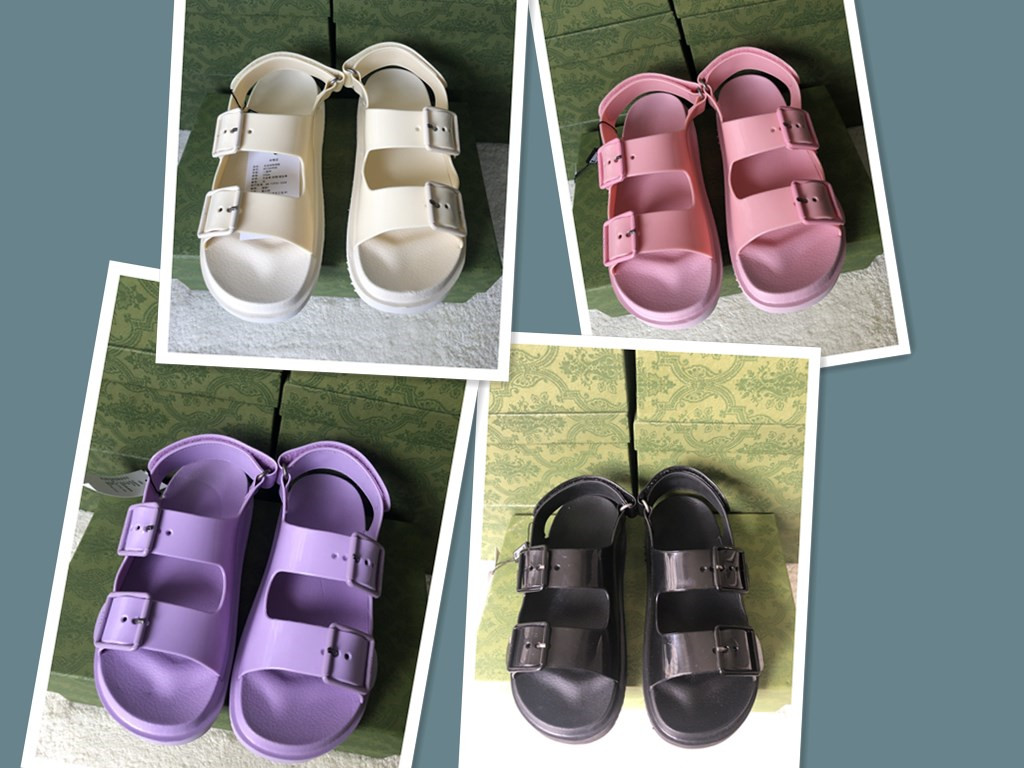 Woman Sandals Summer Fashion Slippers Thick Bottom Chunky Rubber Slides Platform Alphabet Lady Bright leather Heel Sandal Fadhion Beach Shoes with box
Woman Sandals Summer Fashion Slippers Thick Bottom Chunky Rubber Slides Platform Alphabet Lady Bright leather Heel Sandal Fadhion Beach Shoes with box