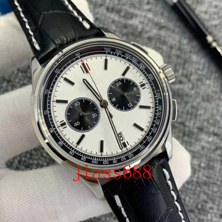 1884 mens watch montre de luxe vk movement wristwatches chronograph two-tone dial all mesh strap metal watches, Slivery;brown
1884 mens watch montre de luxe vk movement wristwatches chronograph two-tone dial all mesh strap metal watches, Slivery;brown