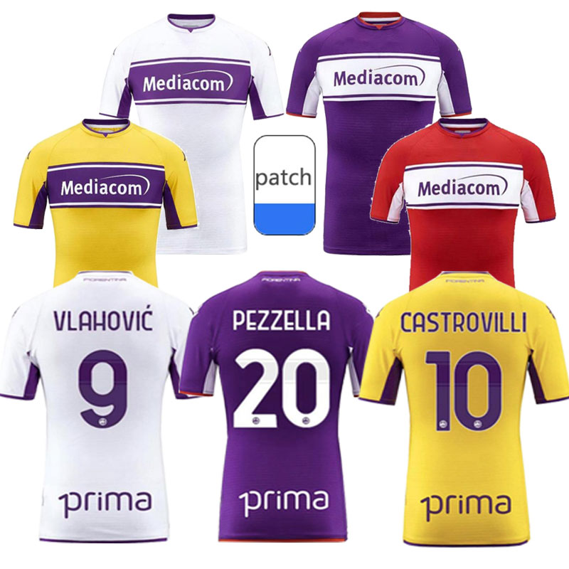2021 2022 FIORENTINA Soccer Jerseys 21 22 RIBERY CALLEJON PRINCE CHIESA FLORENCE Cutrone Pulgar PEZZELLA Vlahovic Milenkovic Football Shirt men + kids kit, 2122
2021 2022 FIORENTINA Soccer Jerseys 21 22 RIBERY CALLEJON PRINCE CHIESA FLORENCE Cutrone Pulgar PEZZELLA Vlahovic Milenkovic Football Shirt men + kids kit, 2122