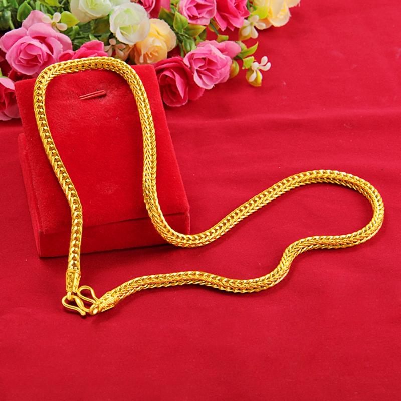 Chains Classic Necklace Chain Men Jewelry Yellow Gold Filled Bone Clavicle Accessories Gift, Silver
Chains Classic Necklace Chain Men Jewelry Yellow Gold Filled Bone Clavicle Accessories Gift, Silver