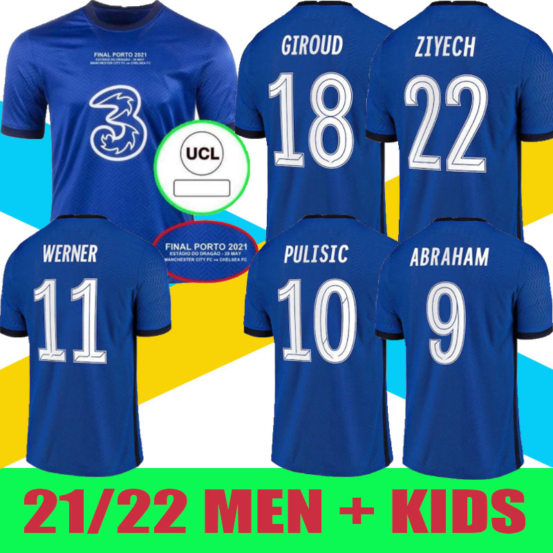 final porto 2021 the blues chel sea soccer jersey #7 kante #29 havertz #19 mount #10 pulisic home shirt cl version football uniforms, Black;yellow
final porto 2021 the blues chel sea soccer jersey #7 kante #29 havertz #19 mount #10 pulisic home shirt cl version football uniforms, Black;yellow