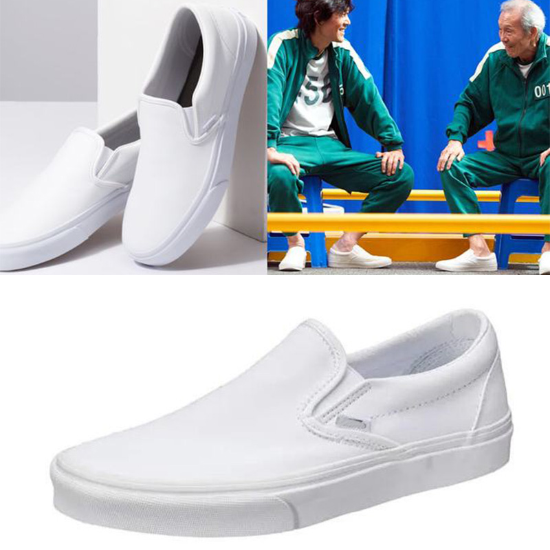 2021 Squid Game Classic Canvas Shoes All White 1970s Sneakers platform Hi Reconstructed Slam Jam Triple Black High Low Mens Women Chucks Casual Slip On Loafers
2021 Squid Game Classic Canvas Shoes All White 1970s Sneakers platform Hi Reconstructed Slam Jam Triple Black High Low Mens Women Chucks Casual Slip On Loafers