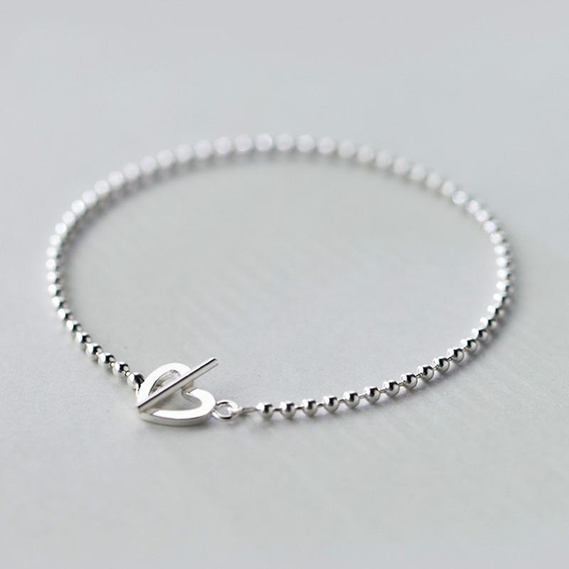 Link, Chain 100% 925 Solid Real Sterling Silver Fashion Beads Heart Star Bracelet 16cm For Teen Girls Lady Gift Women Jewelry
Link, Chain 100% 925 Solid Real Sterling Silver Fashion Beads Heart Star Bracelet 16cm For Teen Girls Lady Gift Women Jewelry