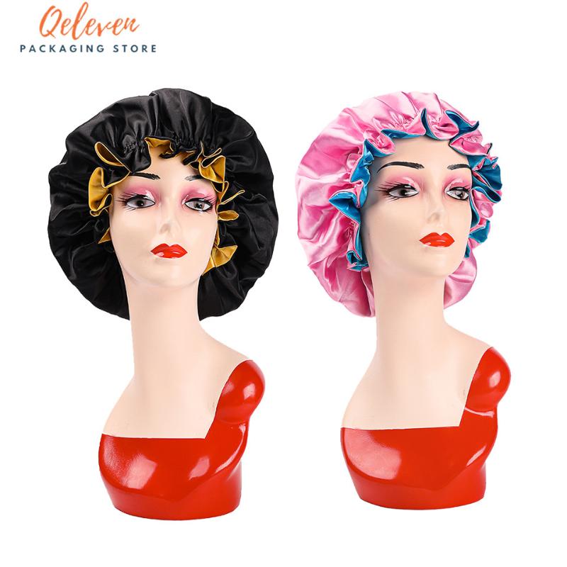 Party Hats Custom Logo Women Double Layer Satin Silk Sleep Bonnet Cap Reversible Hair Protect Bonnets
Party Hats Custom Logo Women Double Layer Satin Silk Sleep Bonnet Cap Reversible Hair Protect Bonnets