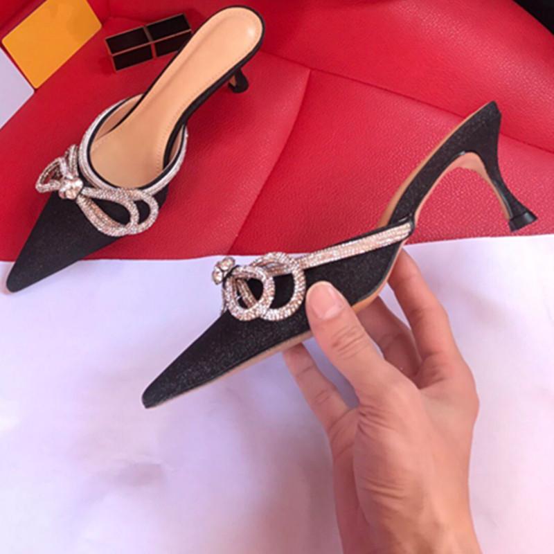 High Qaulity 2021 Spring And Summer Heel Pumps Pointed Toe Butterfly-knot Crystal Silk Women Shoes Sandals Dress, Black
High Qaulity 2021 Spring And Summer Heel Pumps Pointed Toe Butterfly-knot Crystal Silk Women Shoes Sandals Dress, Black