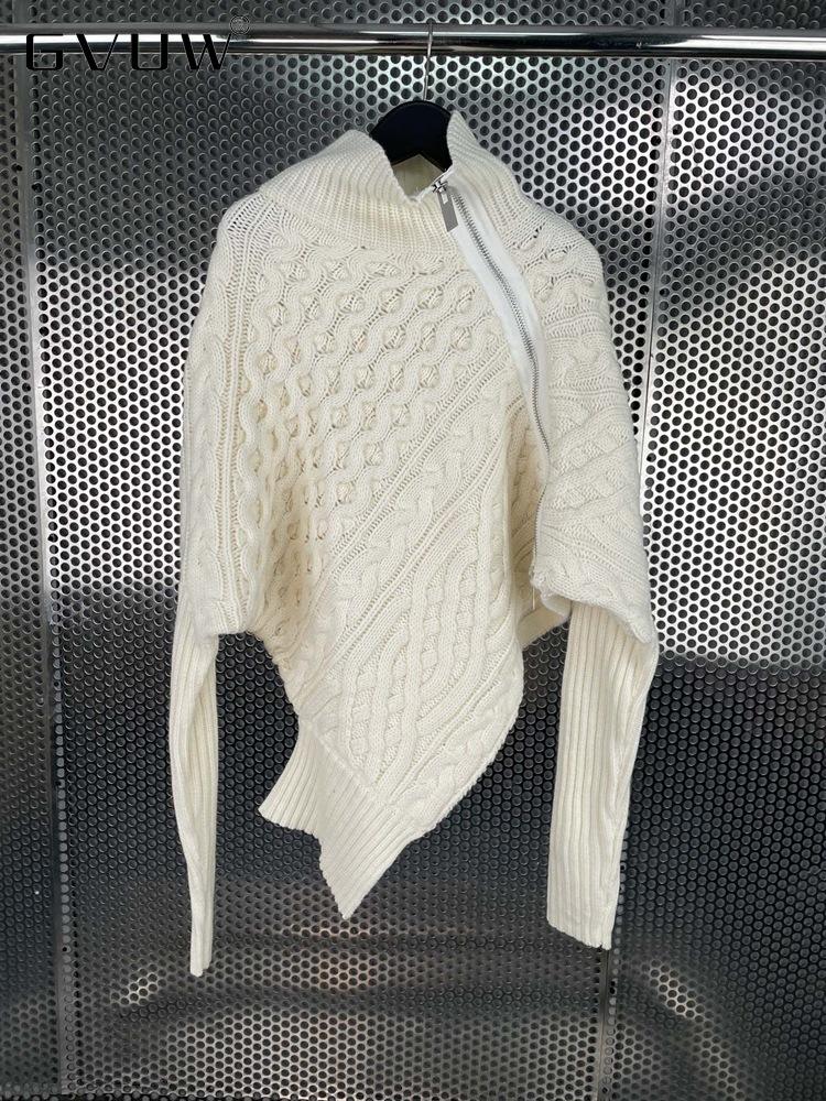 Women's Sweaters GVUW Autumn Winter Design Sense Of Minority Personality Lazy Wind Gentle Knitting Rhombic Leisure Irregular Diagonal Should, White;black
Women's Sweaters GVUW Autumn Winter Design Sense Of Minority Personality Lazy Wind Gentle Knitting Rhombic Leisure Irregular Diagonal Should, White;black