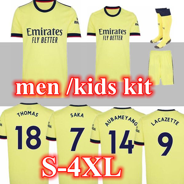 size S-4XLL men KIDS Fans Player version Arsen jersey away 21 22 gunners ODEGAARD THOMAS PEPE SAKA TIERNEY HENRY WILLIAN SMITH ROWE 2021 202, Black;yellow
size S-4XLL men KIDS Fans Player version Arsen jersey away 21 22 gunners ODEGAARD THOMAS PEPE SAKA TIERNEY HENRY WILLIAN SMITH ROWE 2021 202, Black;yellow