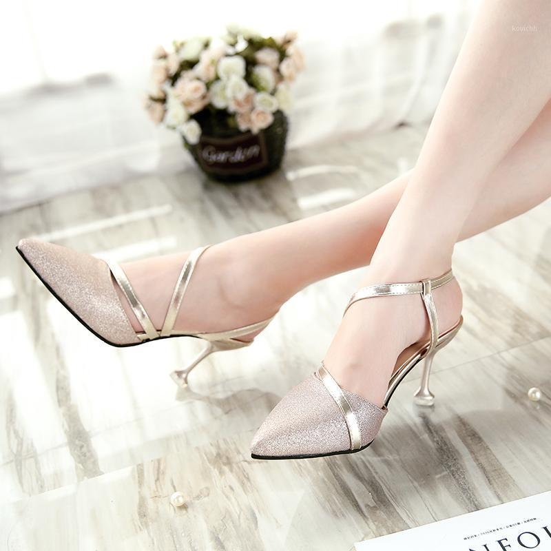 Women Wedding Shoes High Heels Pumps Pointed Toe Slingbacks Dress Woman Summer Silver Sandals Zapatos Mujer 3641, Gold 
Women Wedding Shoes High Heels Pumps Pointed Toe Slingbacks Dress Woman Summer Silver Sandals Zapatos Mujer 3641, Gold