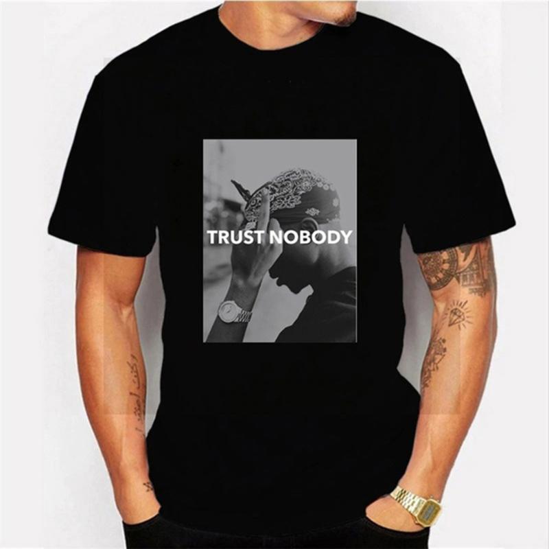 Tupac 2Pac Trust Nobody T-shirt Summer Casual Tshirt Camiseta Tee Women Mens Short Sleeve T Shirts Tops Streetwear Men's T-Shirts, White;black
Tupac 2Pac Trust Nobody T-shirt Summer Casual Tshirt Camiseta Tee Women Mens Short Sleeve T Shirts Tops Streetwear Men's T-Shirts, White;black