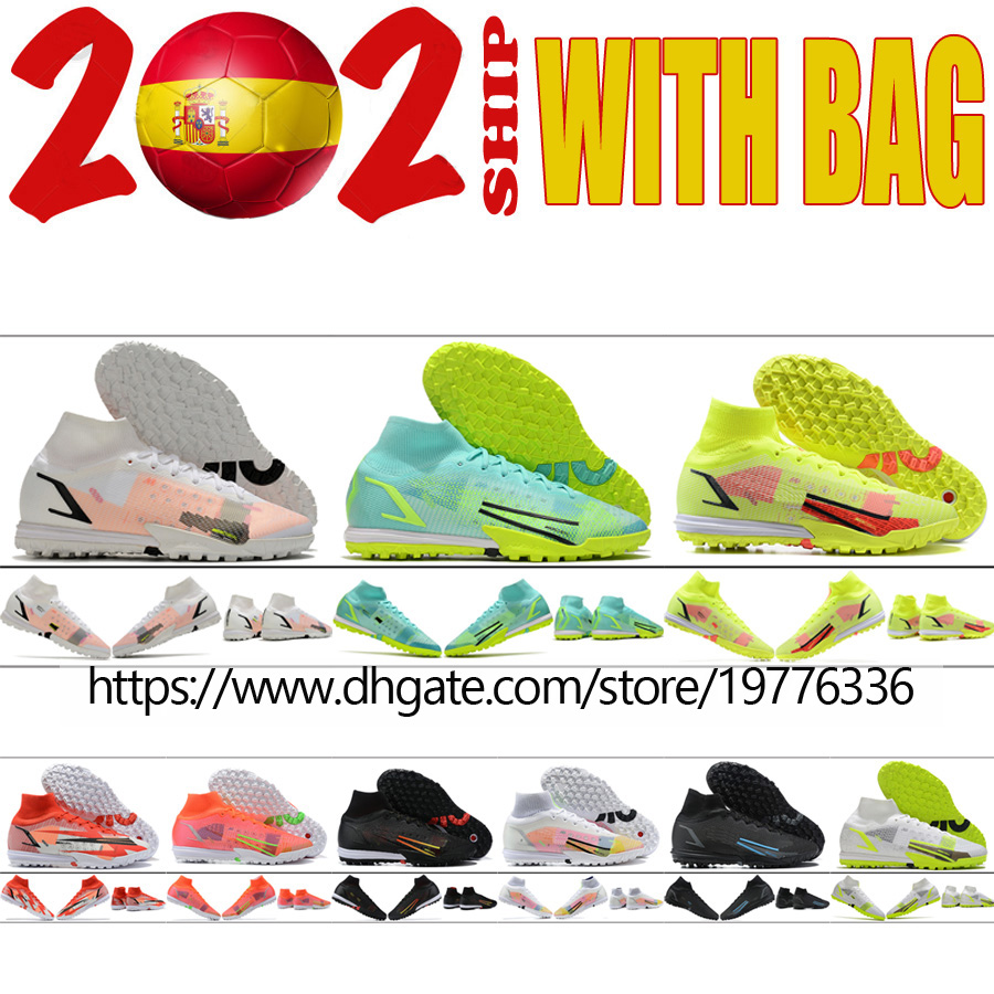 Mercurial Superfly 8 VIII Elite TF Mens Football Boots Soccer Shoes High Tops Trainers Socks Knit Cleats Green Yellow White Black Red Pink Turf botas de futbol eur39-46, Shoes original box
Mercurial Superfly 8 VIII Elite TF Mens Football Boots Soccer Shoes High Tops Trainers Socks Knit Cleats Green Yellow White Black Red Pink Turf botas de futbol eur39-46, Shoes original box