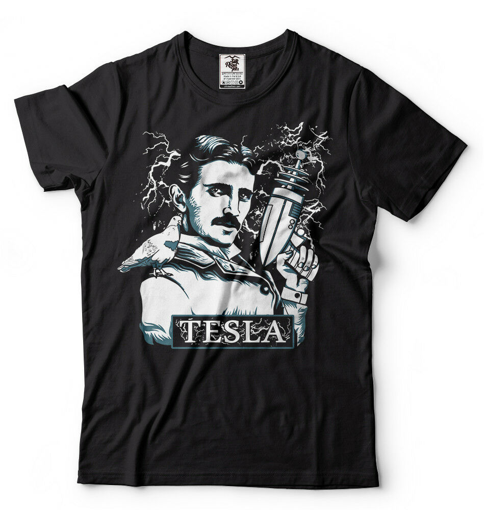 Nikola Tesla T-shirt Tesla Electric Gun Tee Shirt Mens Funny T-shirt Tesla shirt, White;black
Nikola Tesla T-shirt Tesla Electric Gun Tee Shirt Mens Funny T-shirt Tesla shirt, White;black